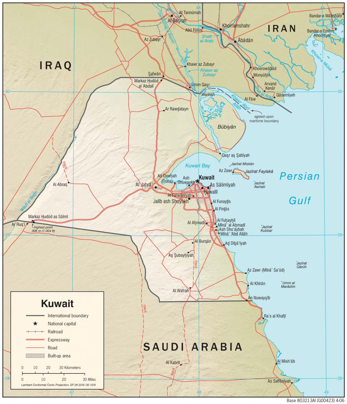 kuveita atrašanās vieta kartē