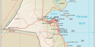 Kuveita atrašanās vieta kartē