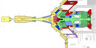 Kuveitas starptautiskā lidosta map