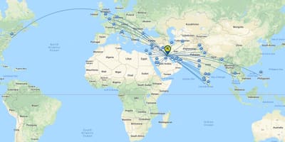 Kuwait airways 777 sēdekļa karte